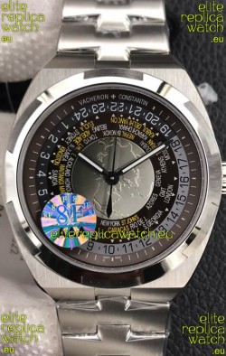 Vacheron Constantin Overseas World Time Edition Grey Dial Swiss Replica Watch 