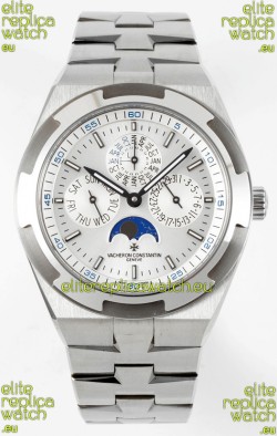 Vacheron Constantin Overseas Perpetual Calendar Ultra-Thin Steel Dial with Steel Strap