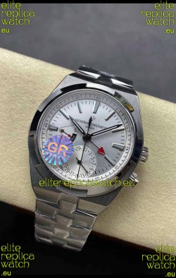 Vacheron Constantin Overseas Dual Time Stainless Steel 1:1 Mirror Swiss Replica Steel Dial