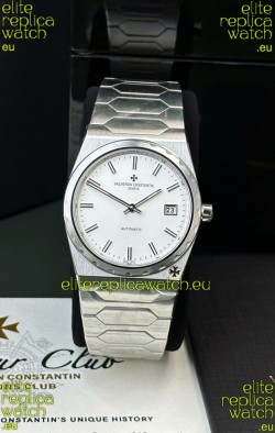 Vacheron Constantin Historiques 222 Super Clone 37MM Steel Casing Watch in White Dial 