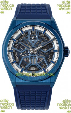 Zenith Defy Classic Skeleton 41MM Blue Ceramic Men's Swiss Replica Watch