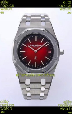 Audemars Piguet Super Clone Royal Oak Extra Thin Watch in Red Dial