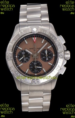 Breitling Super Clone Avenger B01 Chronograph Brown Dial Watch 