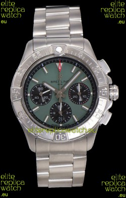 Breitling Super Clone Avenger B01 Chronograph Green Dial Watch 