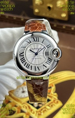 Ballon De Cartier Swiss Automatic 1:1 Mirror Quality 33MM in White Dial 