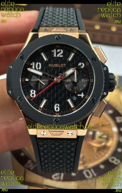 Hublot Big Bang Super Clone 20th Anniversary Titanium Rose Gold Casing Replica Watch 