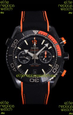 Omega Super Clone Planet Ocean 600M Chronograph Black Ceramic Replica Watch