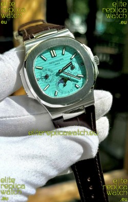 Patek Philippe Nautilus 5740 Perpetual Calendar Stainless Steel Green Dial Swiss Replica Watch
