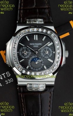 Patek Philippe Nautilus 5740 Perpetual Calendar Stainless Steel Grey Dial Swiss Replica Watch