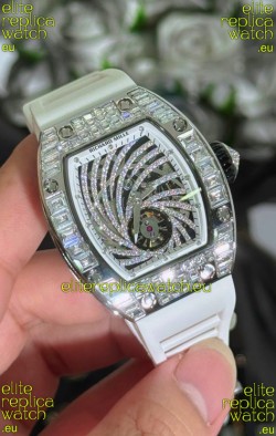 Richard Mille RM51-02 Stainless Steel Casing Watch in Mossanites Automatic Movement