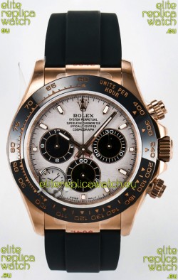 Rolex Daytona Super Clone 116518 Rose Gold Meteorite Dial Original Cal.4130 Movement