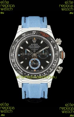 Rolex Daytona DiW Bachi Edition Watch - Forged Cabon Casing 1:1 Mirror Replica