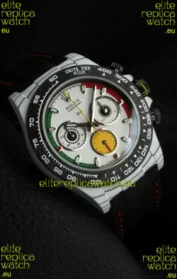 Rolex Daytona DiW Ferrari White Dial Edition Watch - Lightweight Forged Cabon Casing