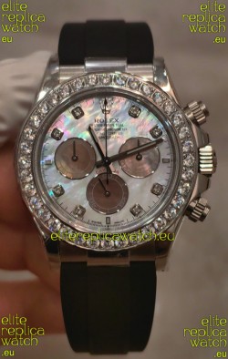 Rolex Daytona Super Clone Steel Casing Cal.4131 Movement Watch Custom Sapphires Bezel