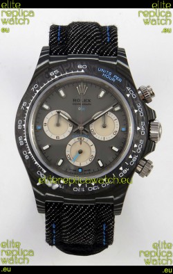 Rolex Daytona Super Clone DiW Black CarboQuartz Edition Swiss Replica Watch