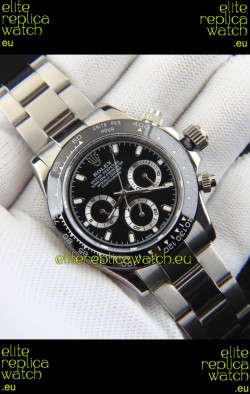 Rolex Daytona Japanese Movement Replica Watch in Black Dial - Ceramic Bezel 