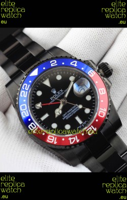 Rolex GMT Masters II Japanese Movement Replica Watch in PVD Casing 