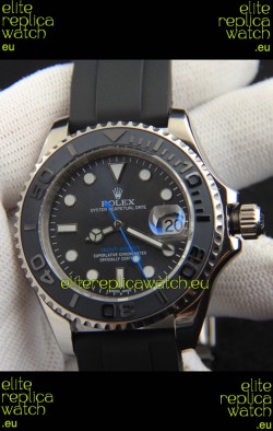 Rolex Yachtmaster Stainless Steel Japanese Replica Watch - 40MM Grey Dial