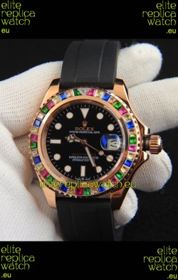 Rolex Yachtmaster Everrose Gold Japanese Replica Watch - 40MM