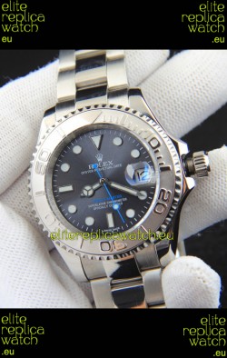 Rolex Yachtmaster Stainless Steel Japanese Replica Watch - 40MM - Grey Dial 