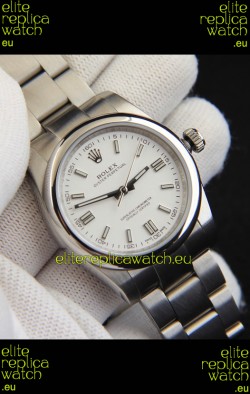 Rolex Oyster Perpetual Japanese Movement Replica Watch 36MM - White Dial
