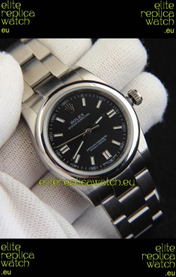 Rolex Oyster Perpetual Japanese Movement Replica Watch 36MM - Black Dial
