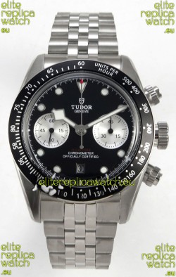 Tudor Super Clone Black Bay Chronograph Watch in Black Dial