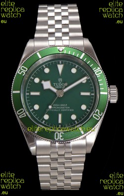 Tudor Black Bay Super Clone Harrods Edition Green Dial Swiss Replica Watch 