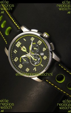 Scuderia Ferrari Heritage Chronograph Watch in Steel Case 
