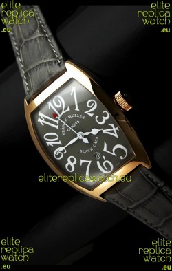 Franck Muller Geneve Casablanca Japanese Rose Gold Watch in Grey Dial
