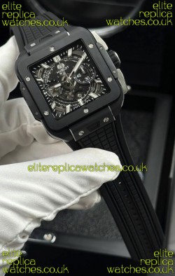 Hublot Square Bang Unico Black Magic Ceramic Super Clone Watch 