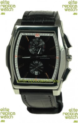 IWC Da Vinci Japanese Replica Watch in Black Dial