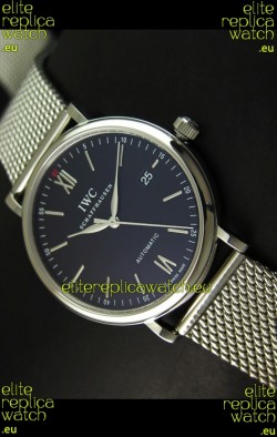 IWC Schaffhausen Swiss Replica Watch in Mesh Steel Strap