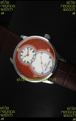 Jaquet Droz Grande Seconde Watch in Red Dial Stainless Steel Case