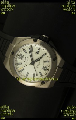 IWC Ingenieur Full Titanium Swiss Replica Watch in White Dial