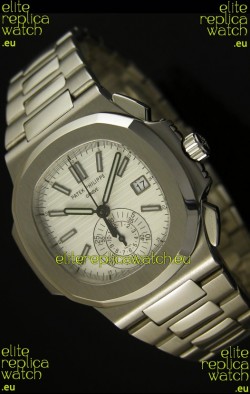 Patek Philippe Nautilus 5980 Chronograph Swiss Replica Watch - 1:1 Mirror Replica