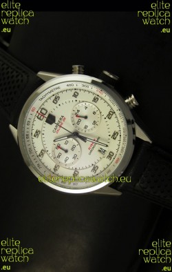 Tag Heuer Carrera Calibre 36 Flyback White Dial Replica Watch - Quartz Movement