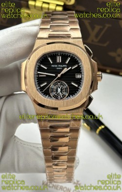 Patek Philippe Nautilus 5980/R Rose Gold Super Clone Watch 