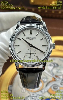 Patek Philippe Calatrava 6119G Stainless Steel White Dial Super Clone Watch 