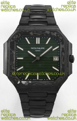 Patek Philippe Cubitus Carbon Casing Green Dial Super Clone Watch 