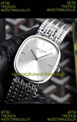 Patek Philippe Golden Ellipse 5738 Steel Dial Super Clone Watch 