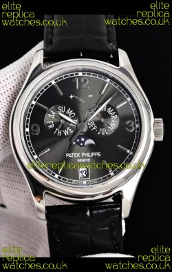 Patek Philippe Complications 5146 Annual Calendar Grey Dial Swiss Replica Watch