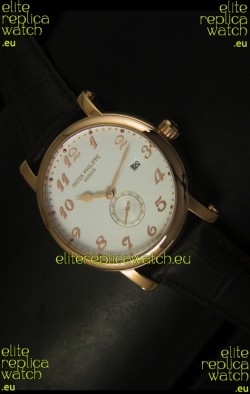 Patek Philippe Calatrava Rose Gold Watch Japanese Movement