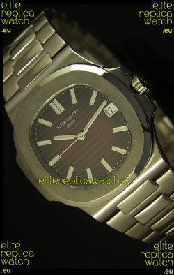 Patek Philippe Nautilus 5711 Jumbo Swiss Watch Burgundy - 1:1 Ultimate Mirror Replica