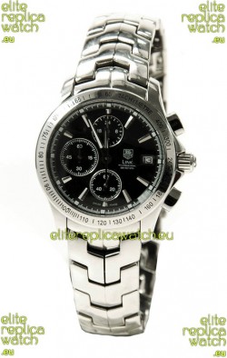 Tag Heuer Link 200 Meters Japanese Replica Quartz Watch in Black Dial