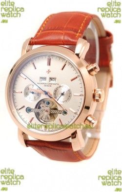 Vacheron Constantin Malte Tourbillon Japanese Gold Watch 