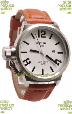 U-Boat Classico Japanese Watch in White Dial