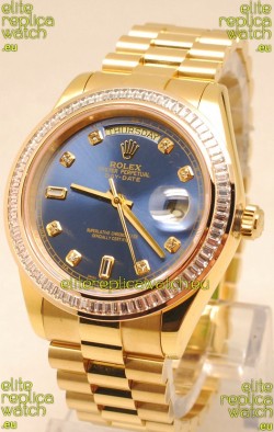 Rolex Day Date II Gold Japanese Replica Watch