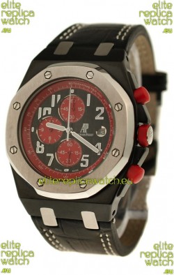 Audemars Piguet Royal Oak Offshore Limited Edition SingaporeGP 2008 Japanese PVD Watch in Black Dial