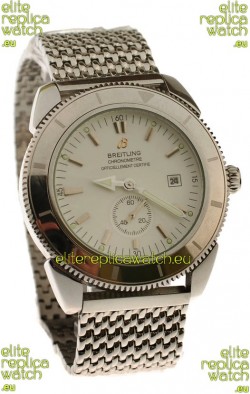 Breitling Chronometre Japanese Replica Automatic Watch in Steel Strap